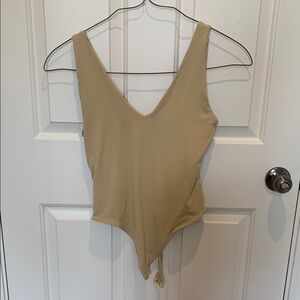 Elegant Tan Women's Bodysuit